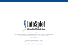 Tablet Screenshot of infosplet.com